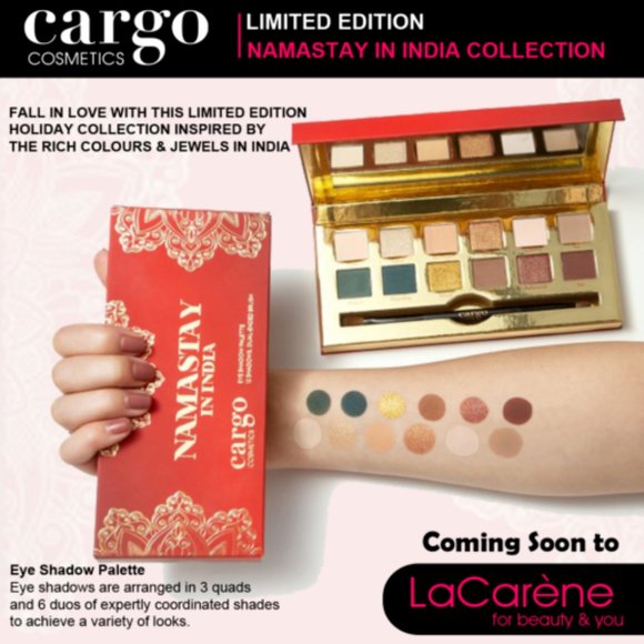 Cargo Cosmetics Limited Edition Eye Shadow Palette, Namastay In India - … - Picture 3 of 3